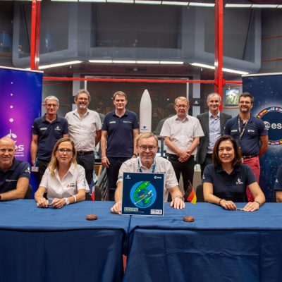 Signature du contrat PV3/Hyguane à Jupiter 2, le 12/02/2026 - DRT CNES 161.